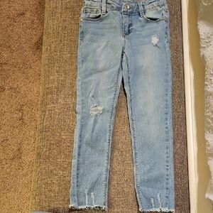 Stylish Blue Distressed Jeans